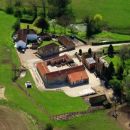 Aerial view of Ash Farm Barns